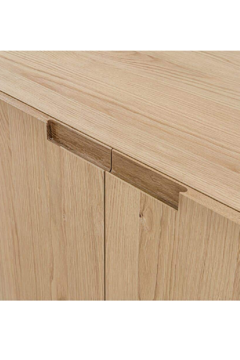 4-Door Natural Oak Sideboard | Novi Living Madison