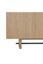 4-Door Natural Oak Sideboard | Novi Living Madison