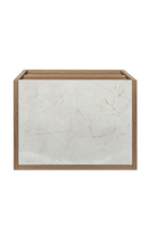 2-Drawer Solid Oak Nightstand | Novi Living Ashcroft