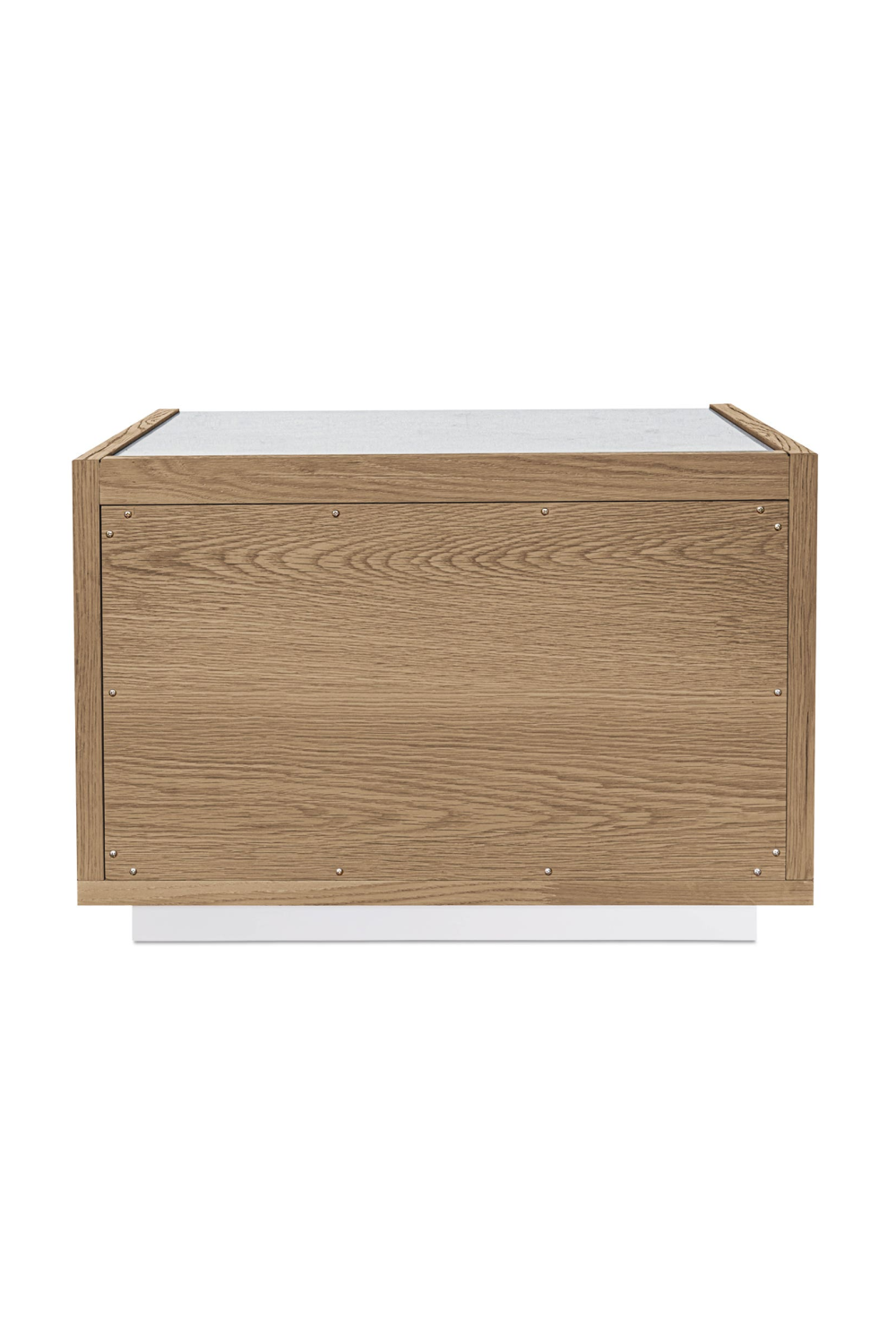 2-Drawer Solid Oak Nightstand | Novi Living Ashcroft