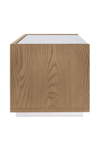 2-Drawer Solid Oak Nightstand | Novi Living Ashcroft