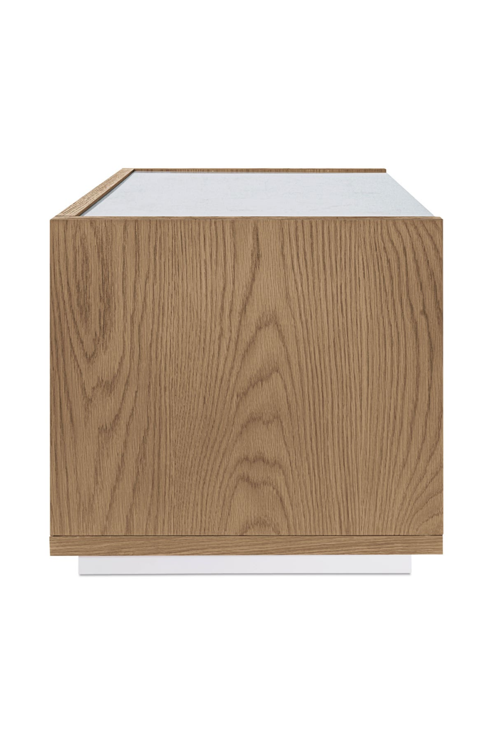 2-Drawer Solid Oak Nightstand | Novi Living Ashcroft