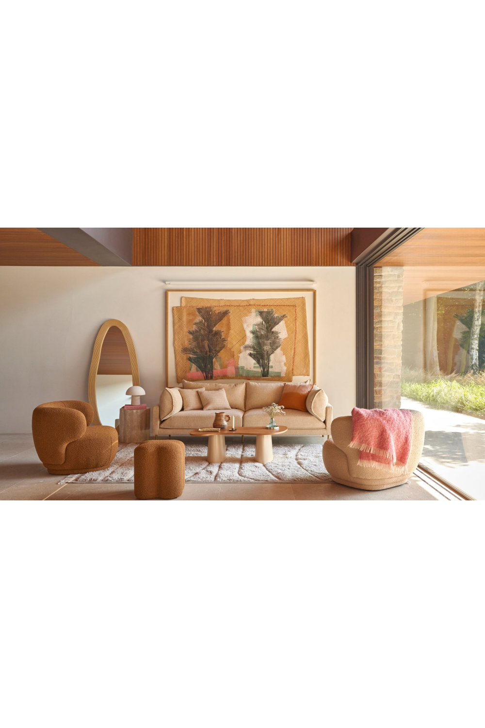 3-Seater Tweed Sofa | NV Gallery Ethan