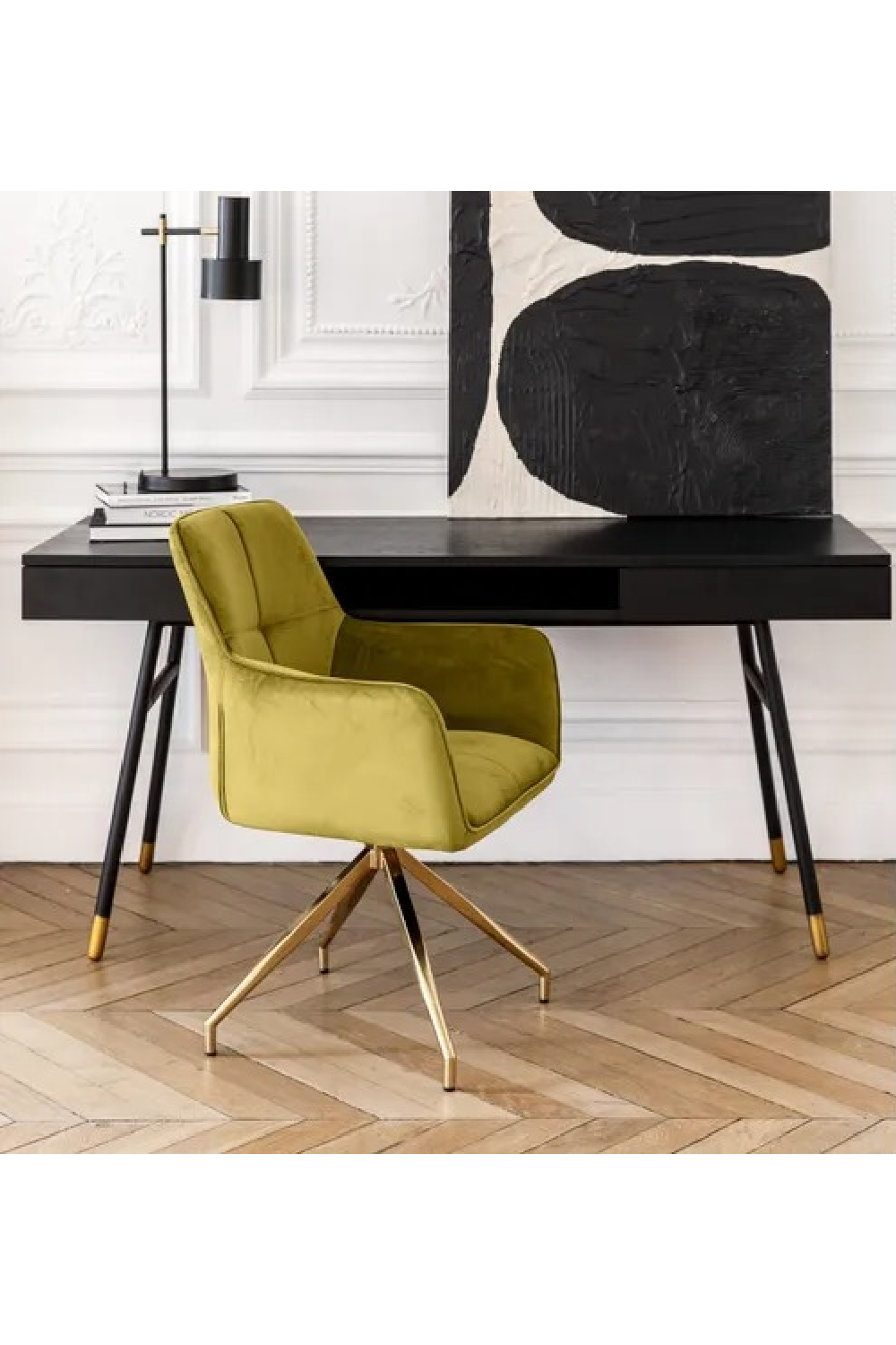 2-Drawer Wooden Desk | NV Gallery Solomon