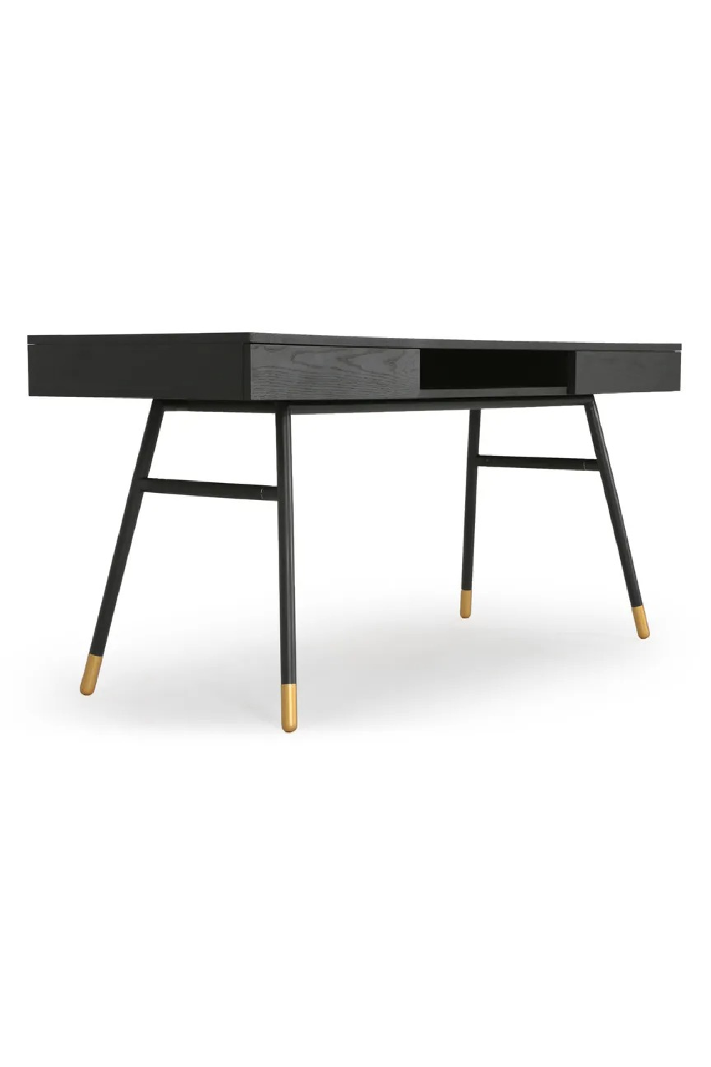 2-Drawer Wooden Desk | NV Gallery Solomon