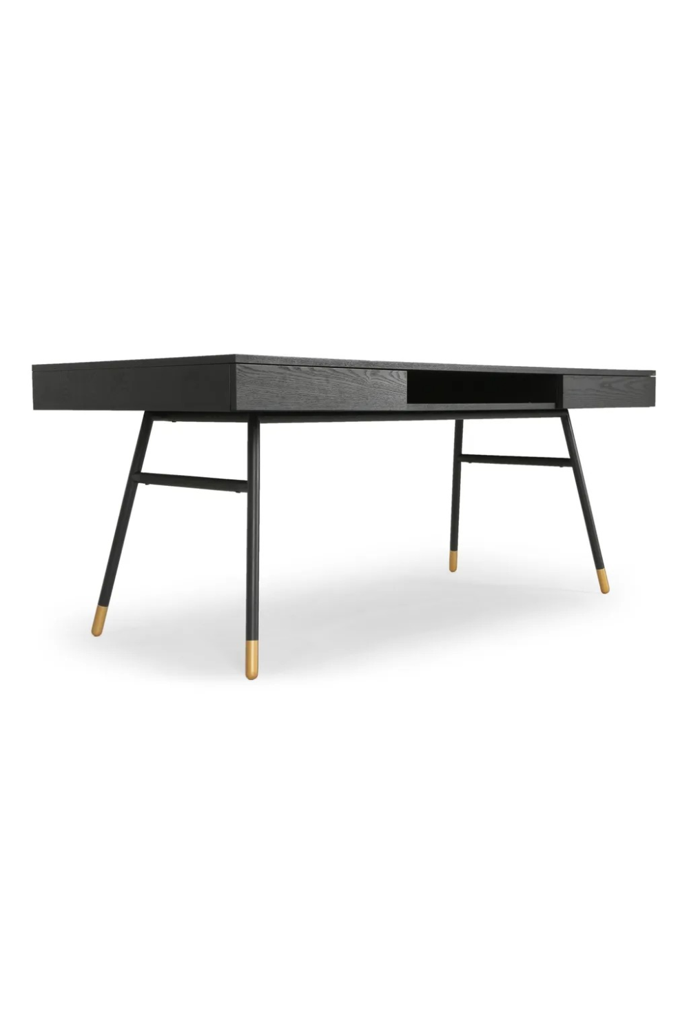 2-Drawer Walnut Desk | NV Gallery Solomon