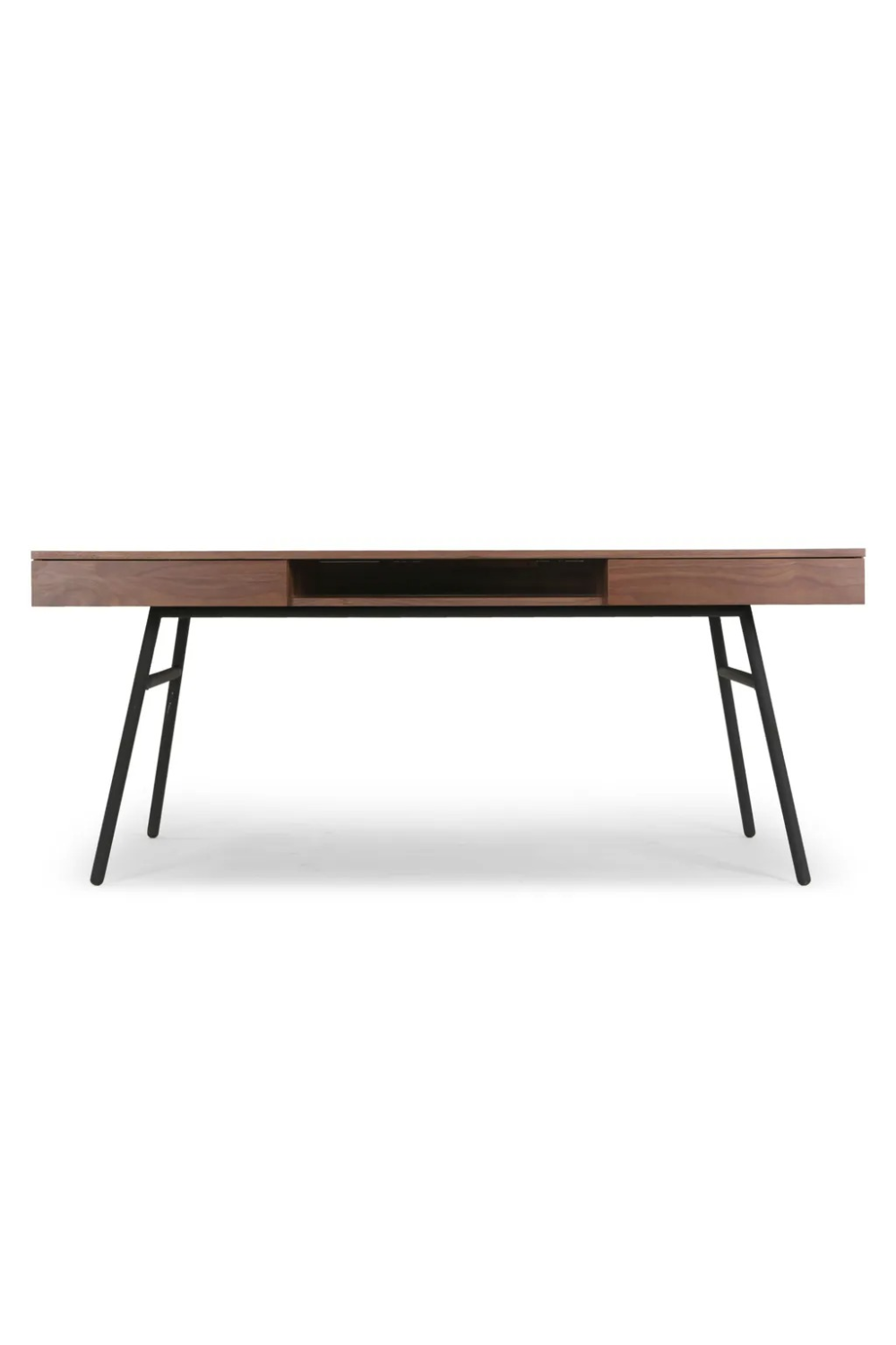 2-Drawer Walnut Desk | NV Gallery Solomon