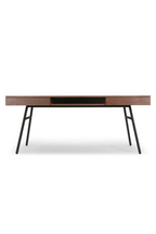 2-Drawer Walnut Desk | NV Gallery Solomon