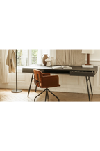 2-Drawer Walnut Desk | NV Gallery Solomon