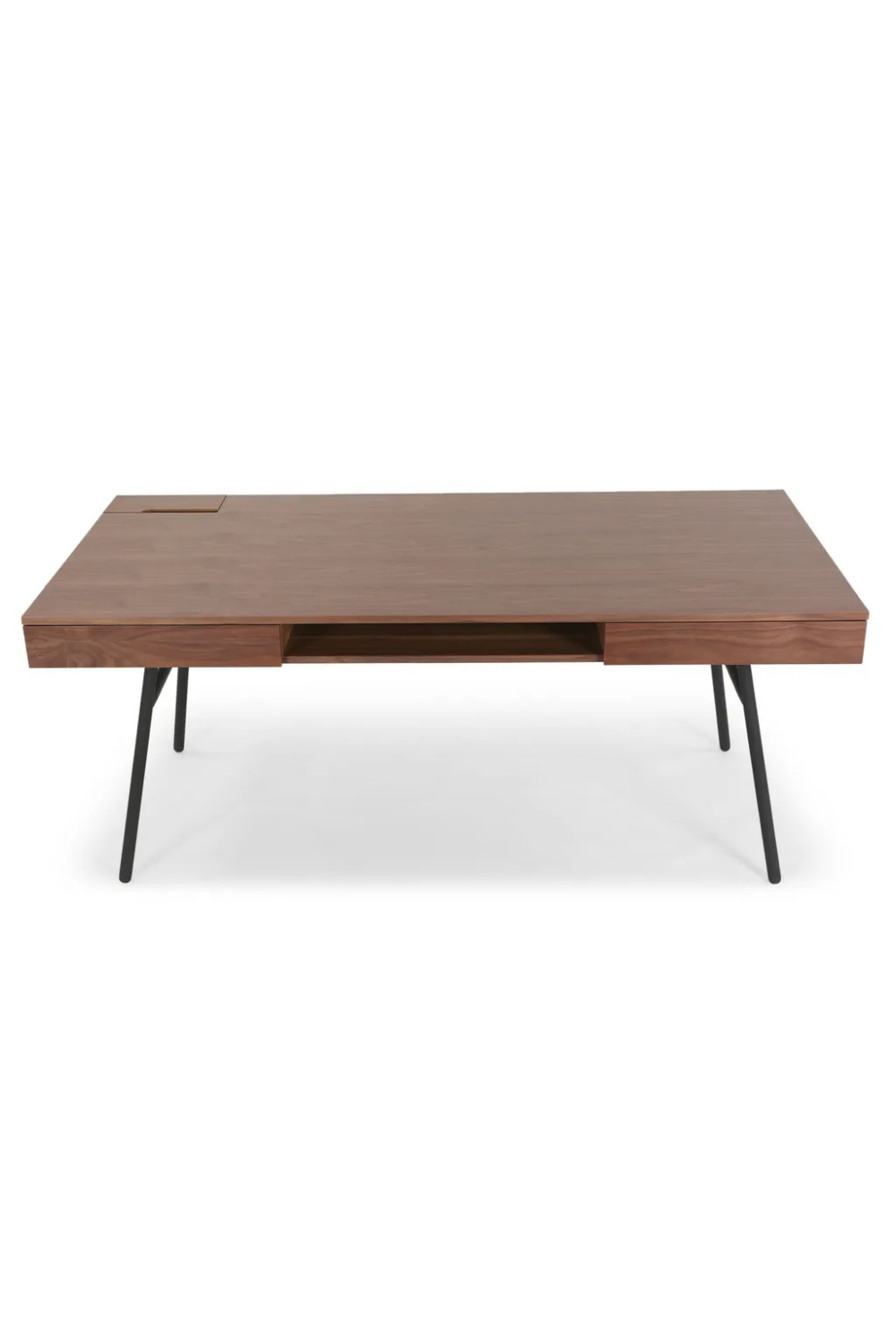 2-Drawer Walnut Desk | NV Gallery Solomon