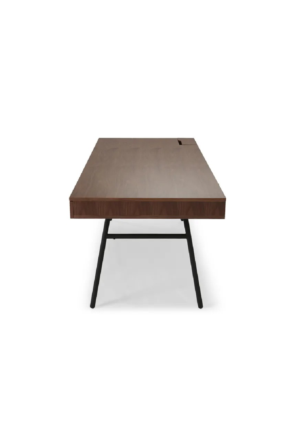 2-Drawer Walnut Desk | NV Gallery Solomon