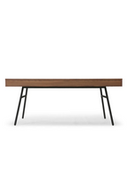 2-Drawer Walnut Desk | NV Gallery Solomon