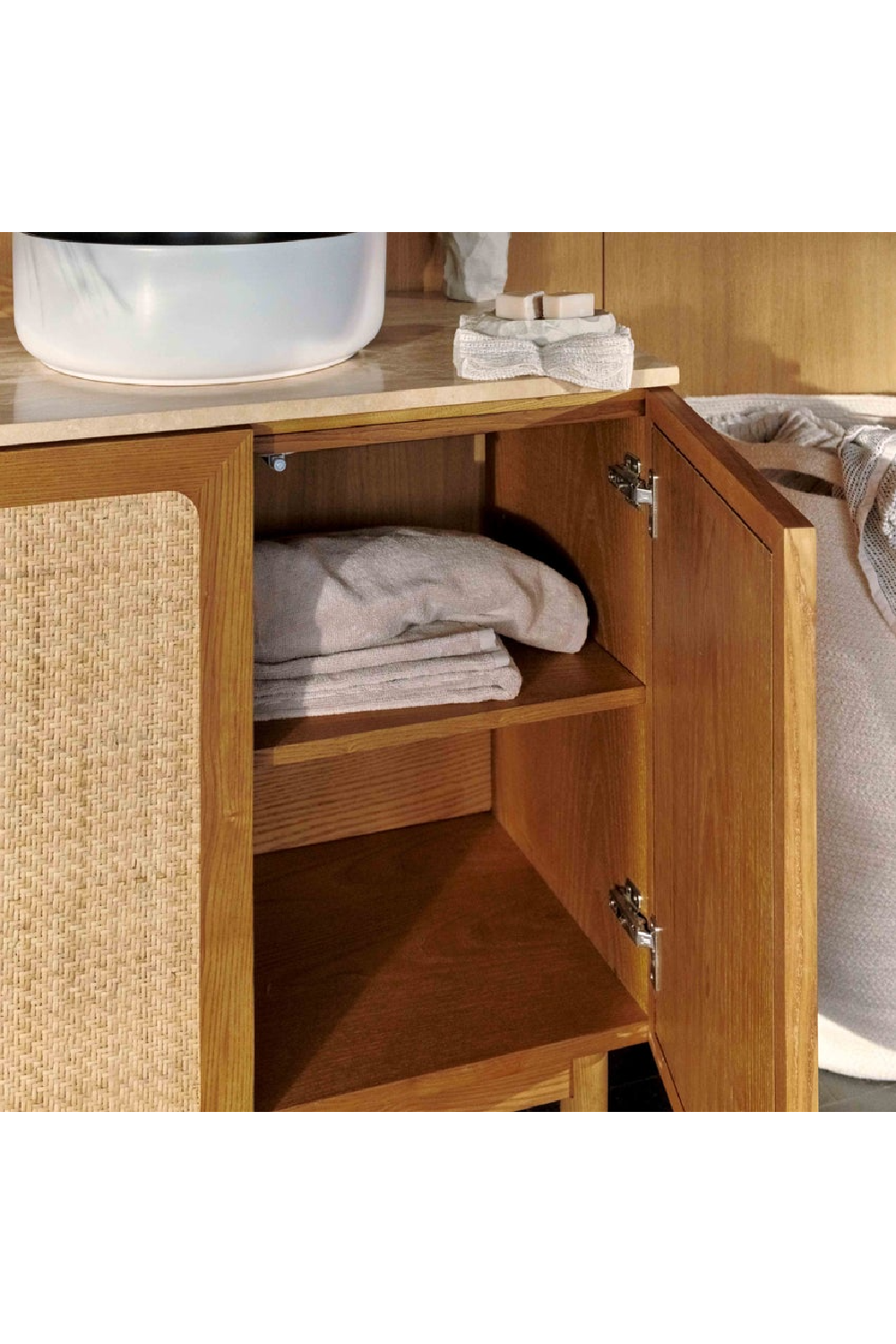 2-Door Canework Vanity Unit | NV Gallery Arana