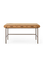 3-Drawer Wooden Desk | NV Gallery Drysdale
