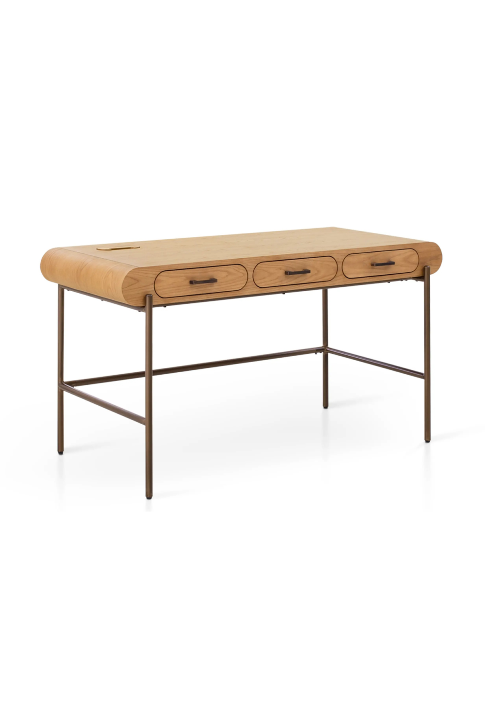 3-Drawer Wooden Desk | NV Gallery Drysdale
