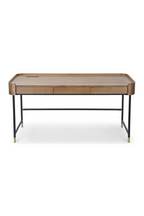 3-Drawer Wooden Desk | NV Gallery Jeffrey