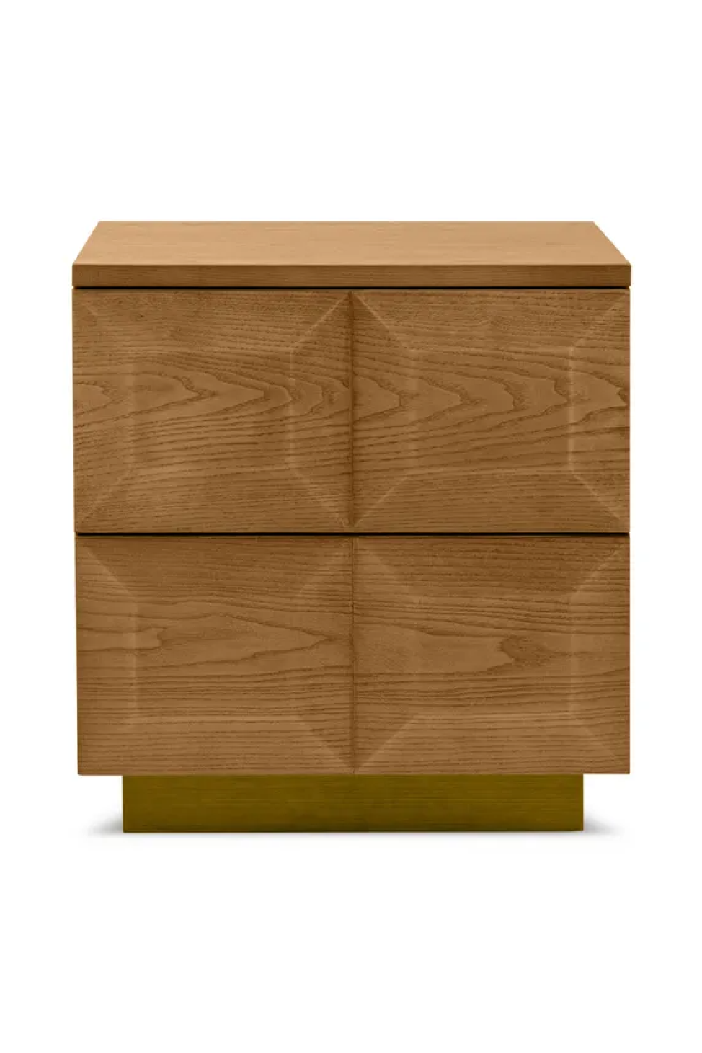 2-Drawer Wooden Bedside Table | NV Gallery Stamford
