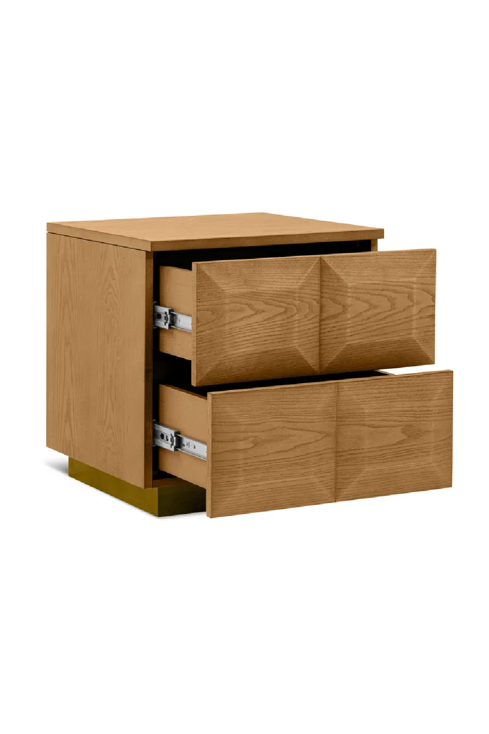 2-Drawer Wooden Bedside Table | NV Gallery Stamford