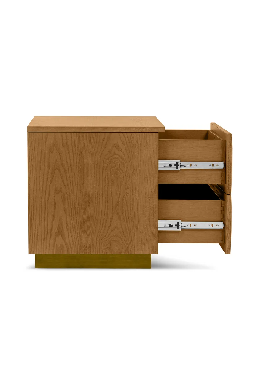 2-Drawer Wooden Bedside Table | NV Gallery Stamford