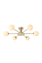6-Glass Globes Pendant Lamp | NV Gallery Gray
