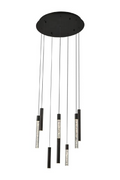8 Tubular Lamps Chandelier | Richmond Interiors Oxley