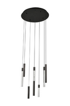 8 Tubular Lamps Chandelier | Richmond Interiors Oxley