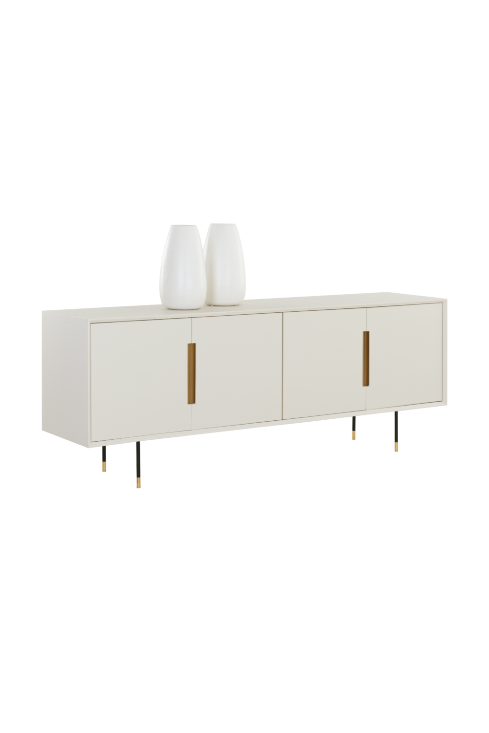 4-Door Cream Modern Sideboard | Splendido Danbury