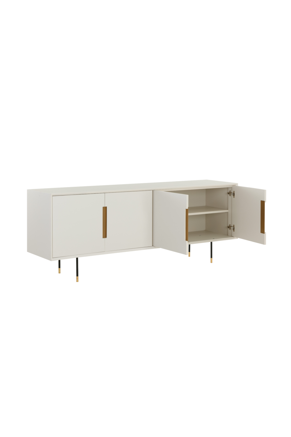4-Door Cream Modern Sideboard | Splendido Danbury