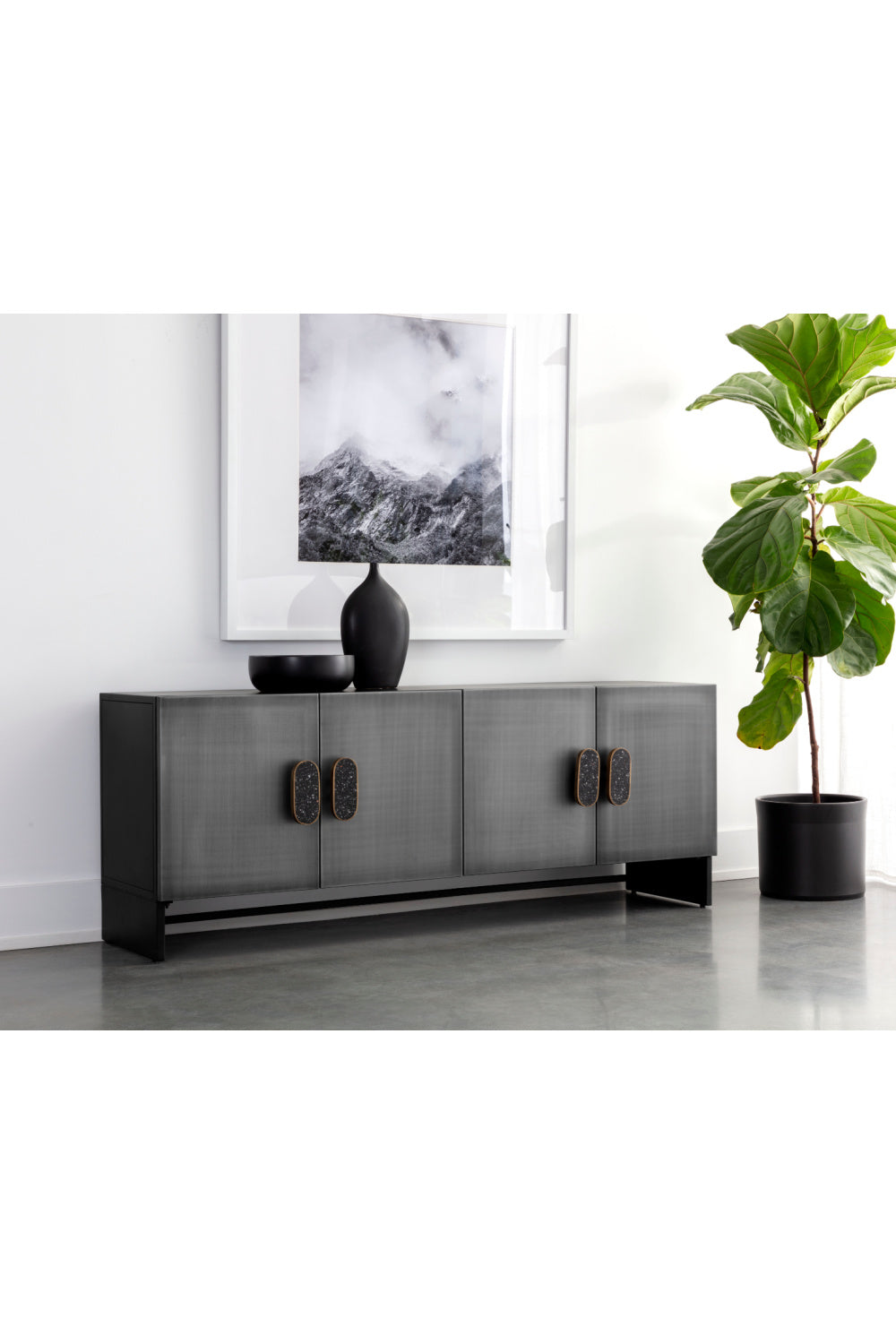 4-Door Silver Sideboard | Splendido Viserys