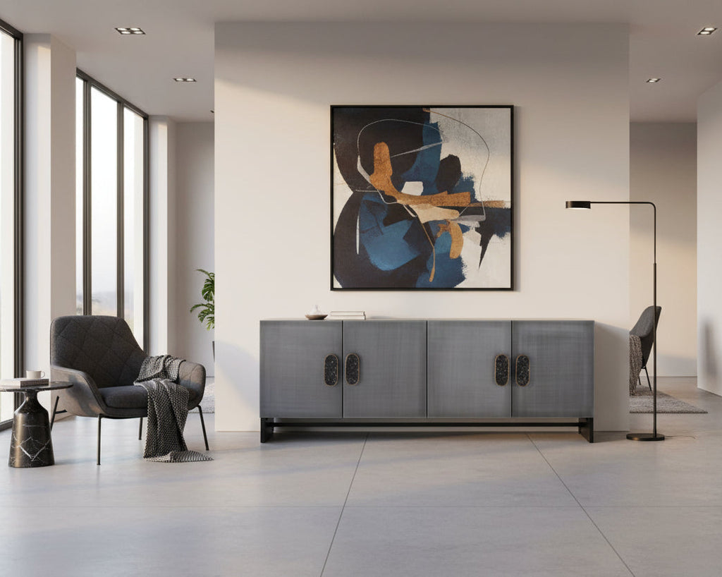 4-Door Silver Sideboard | Splendido Viserys