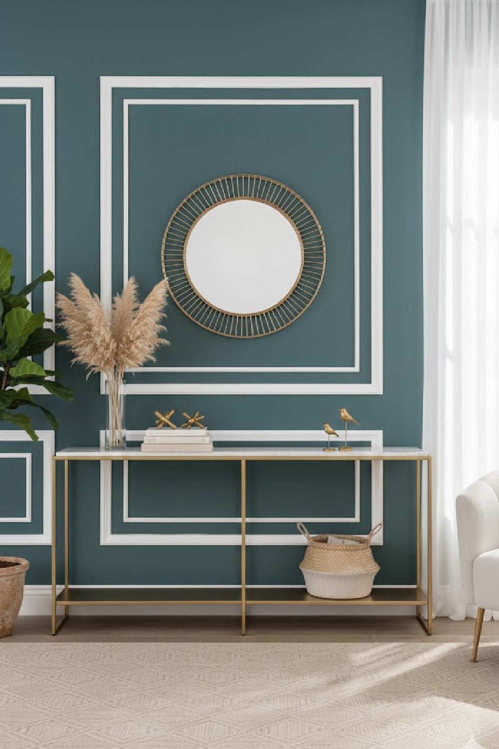 2-Layer Iron Console Table | Splendido Eiffel