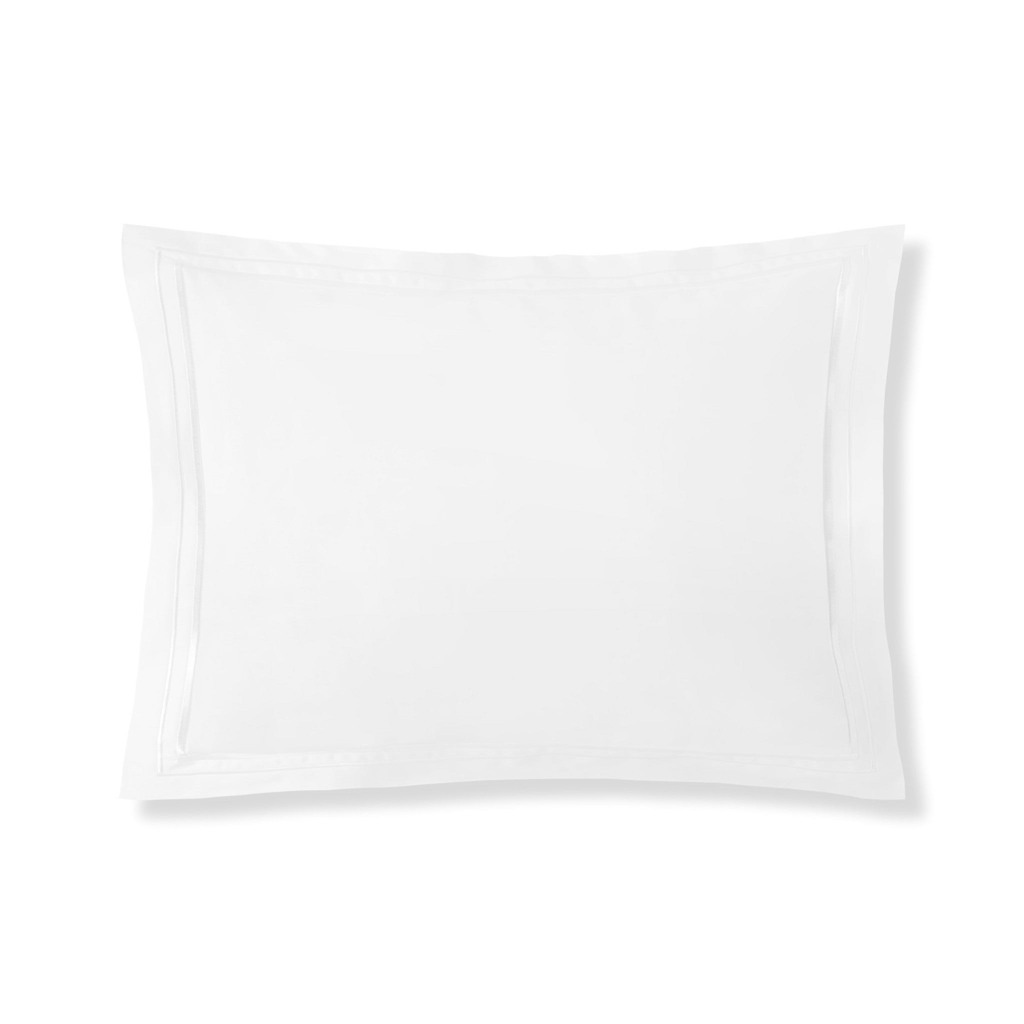 2000TC White Sateen Boudoir Pillow | Amalia Home Sublime