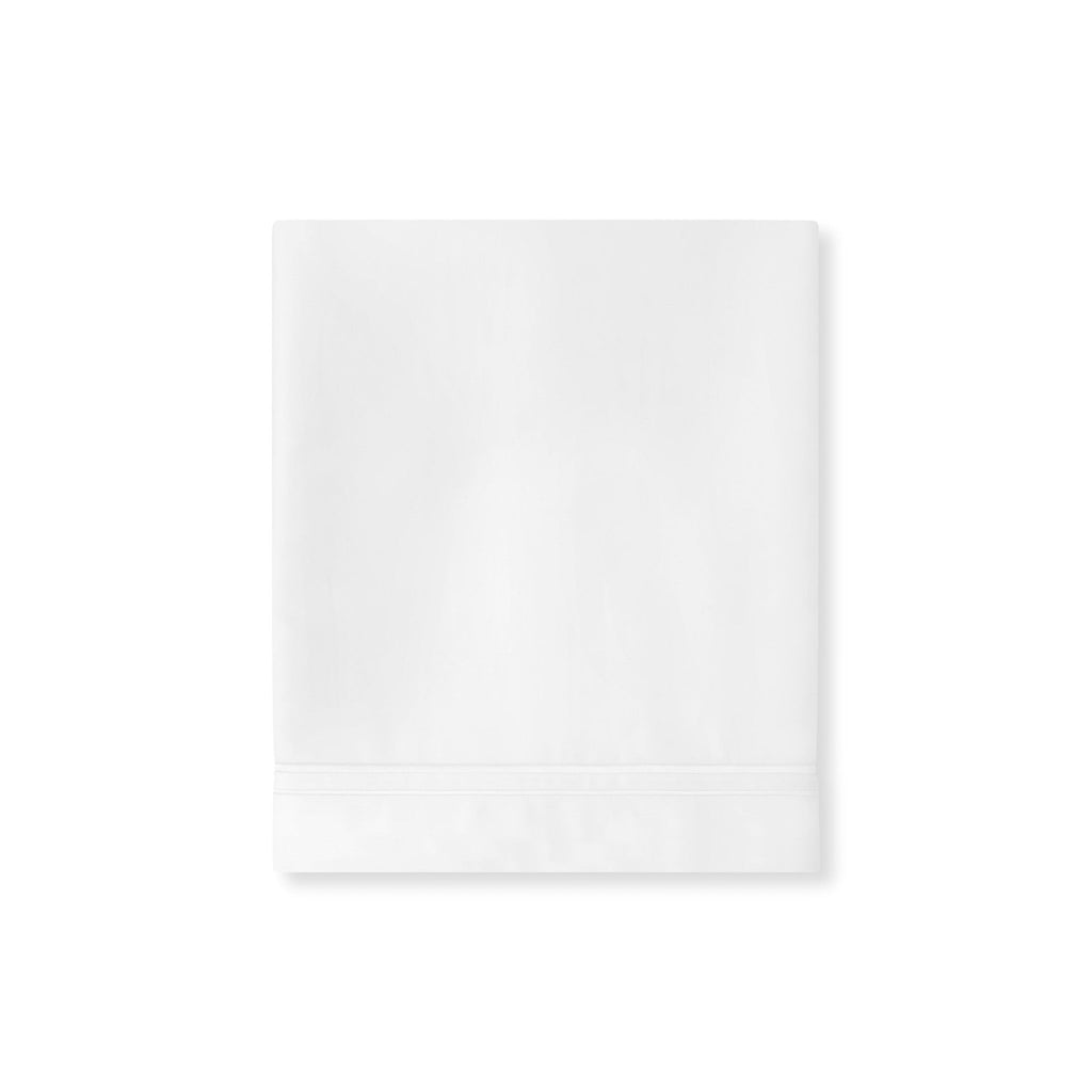 2000TC White Sateen Flat Sheet | Amalia Home Sublime