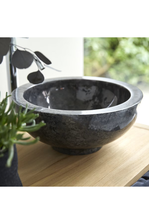 (Open Box) Marble Modern Bathroom Sink | Tikamoon Bahya