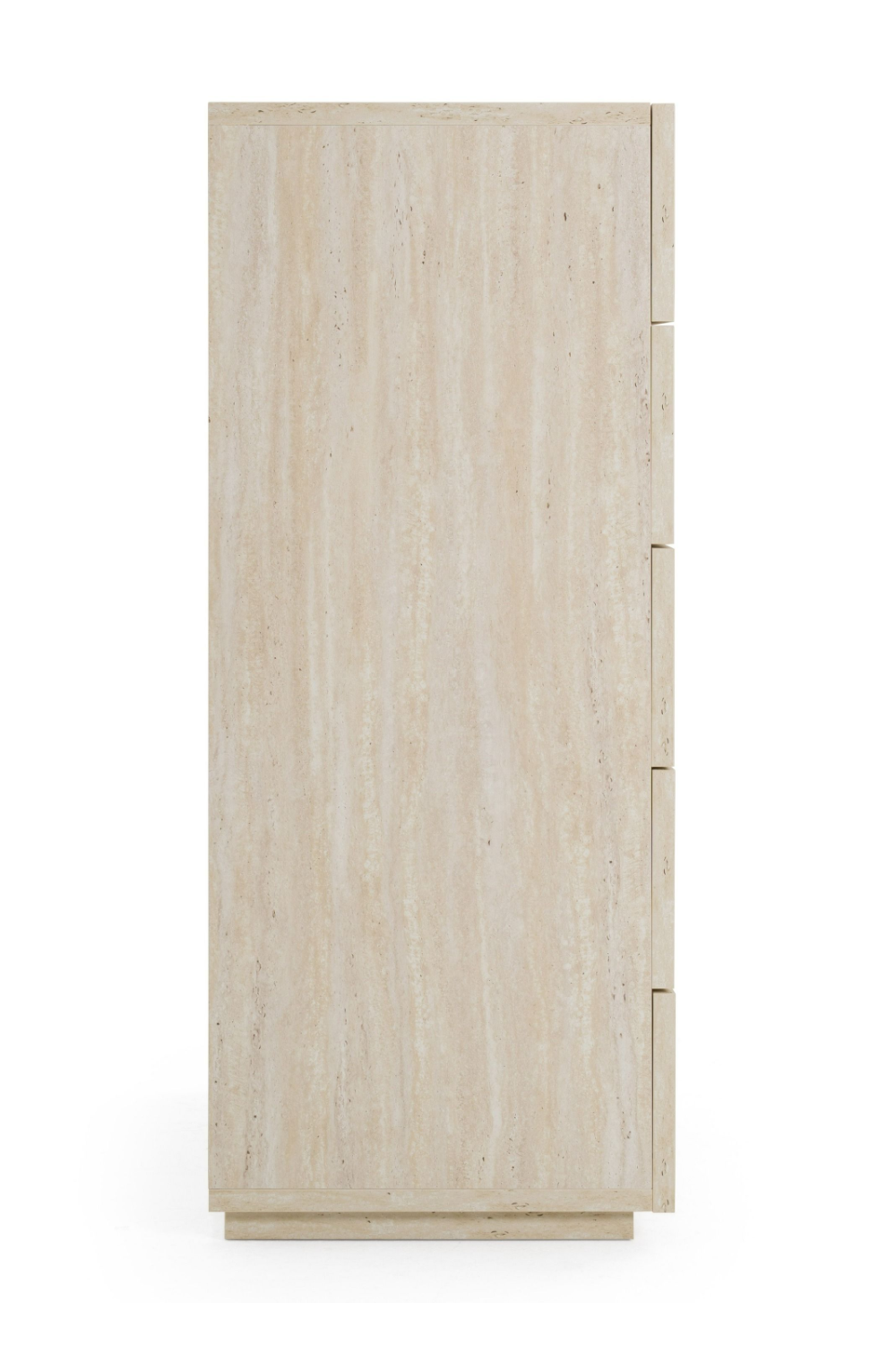 5-Drawer Travertine Chest | OROA Modern Lago