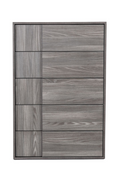 5-Drawer Gray Elm Chest | OROA Modern Asus