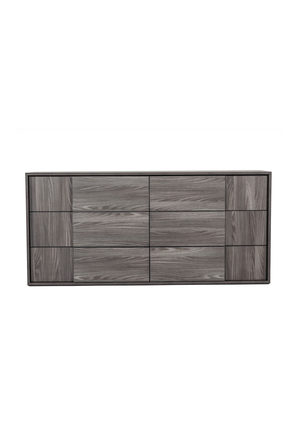 6-Drawer Gray Elm Dresser | OROA Modern Asus