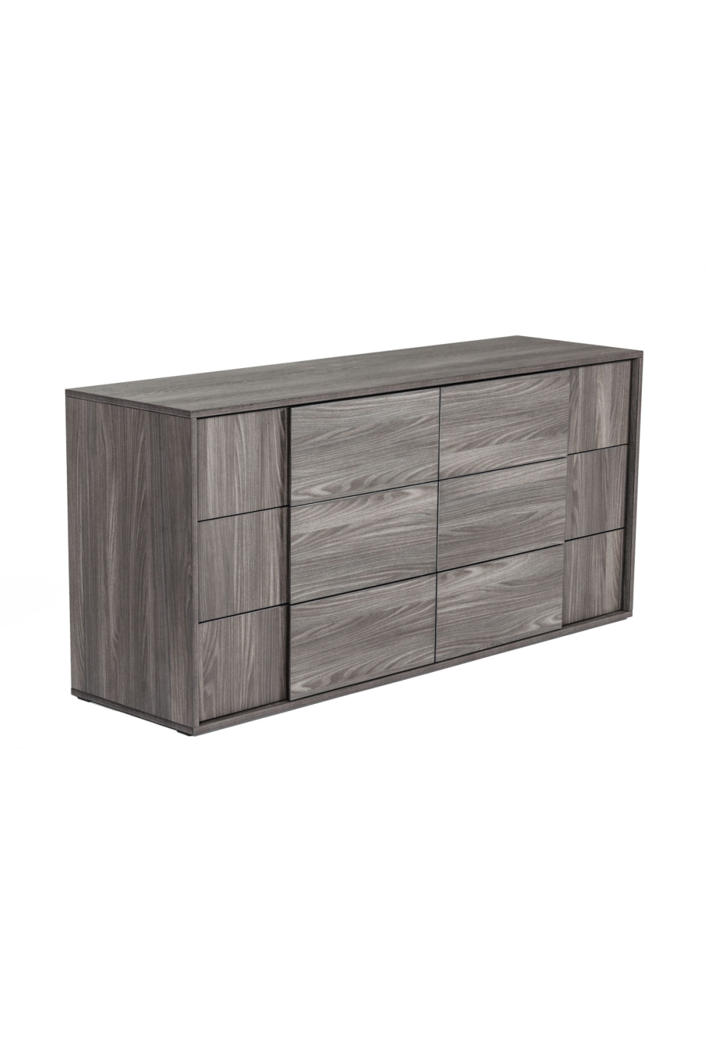6-Drawer Gray Elm Dresser | OROA Modern Asus