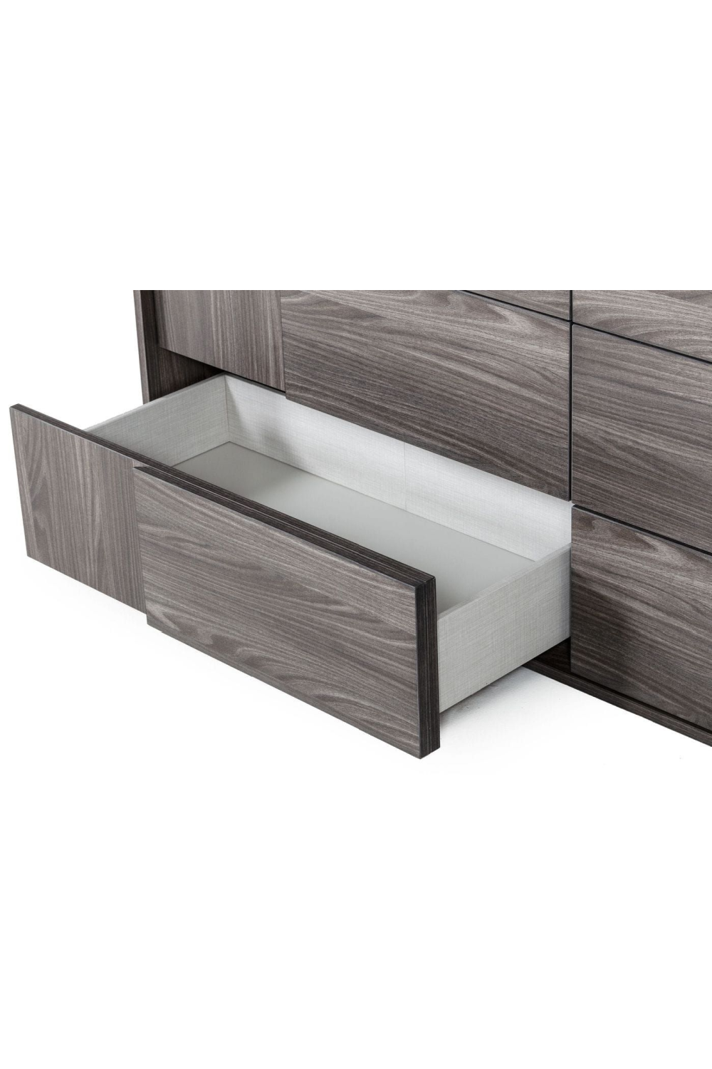 6-Drawer Gray Elm Dresser | OROA Modern Asus
