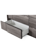 6-Drawer Gray Elm Dresser | OROA Modern Asus