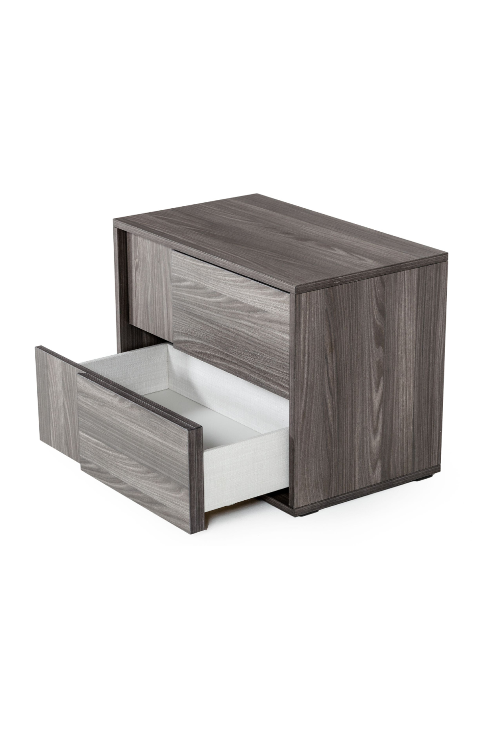 2-Drawer Gray Elm Nightstand | OROA Modern Asus