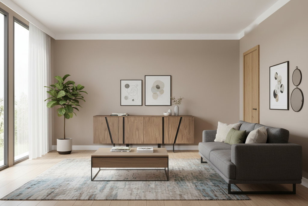 4-Door Wooden Sideboard | OROA Modern Mario