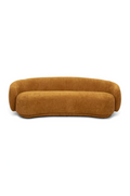 3-Seater Orange Sofa | OROA Modern Andrew