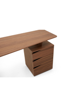 3-Drawer Walnut Desk | OROA Modern Walton