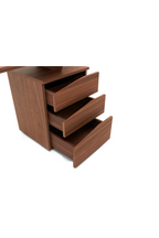 3-Drawer Walnut Desk | OROA Modern Walton