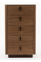 5-Drawer Walnut Chest | OROA Modern Chelton