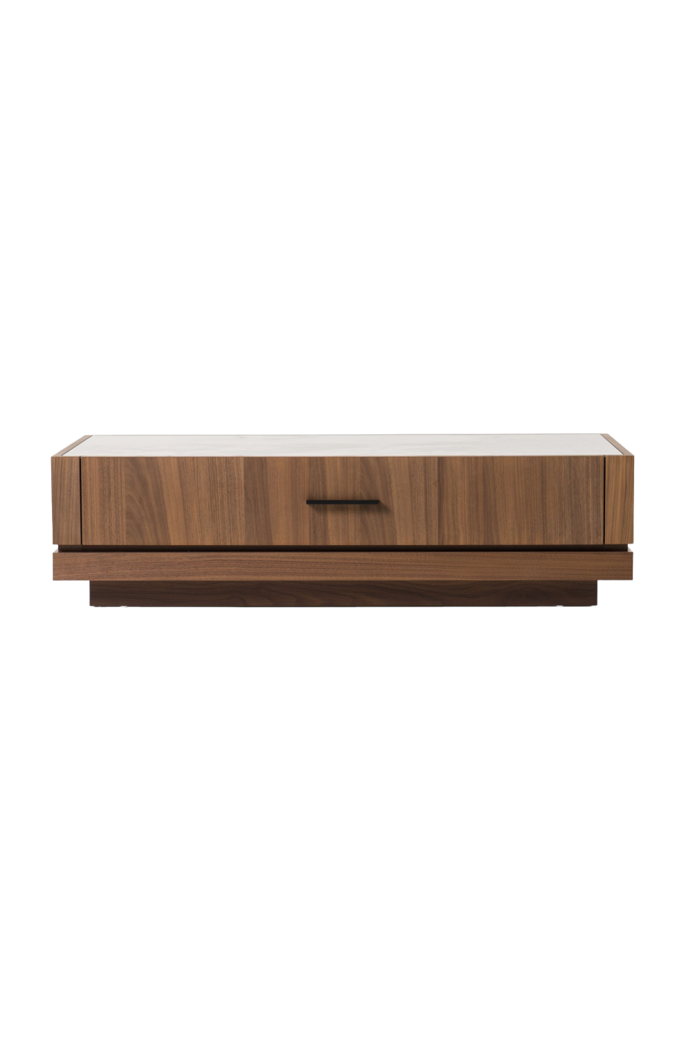 1-Drawer Walnut Coffee Table | OROA Modern Bailey