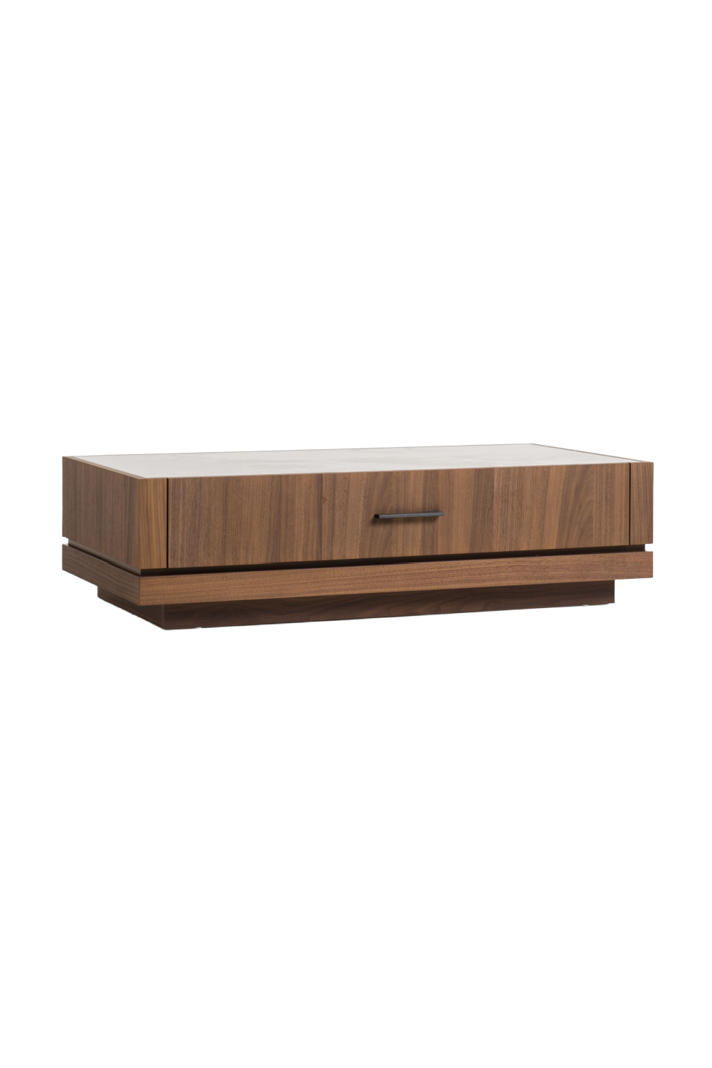1-Drawer Walnut Coffee Table | OROA Modern Bailey