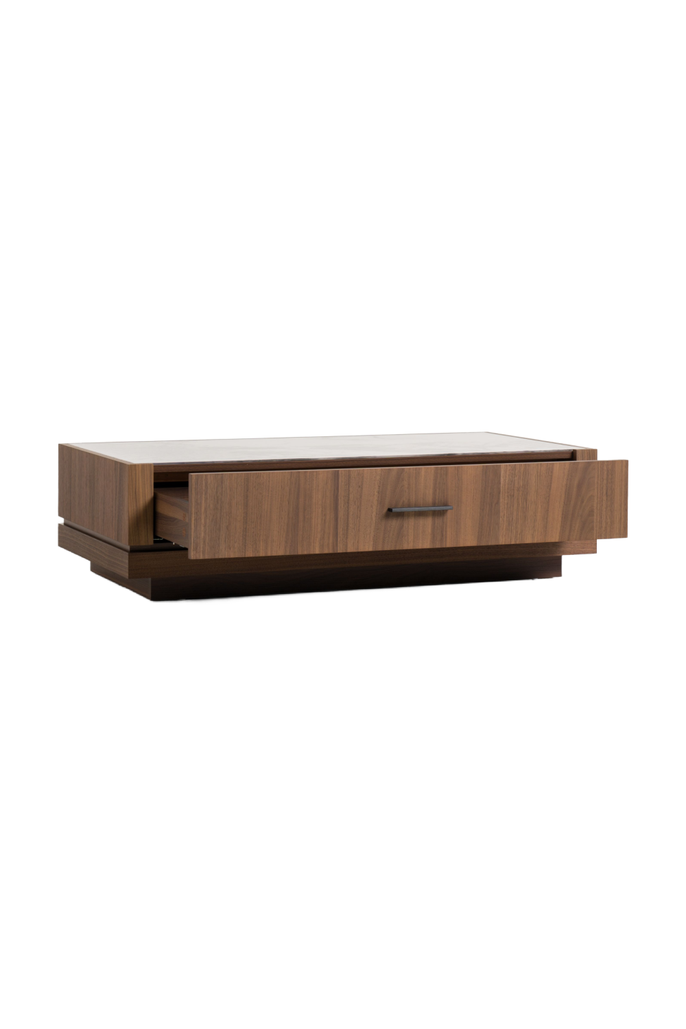 1-Drawer Walnut Coffee Table | OROA Modern Bailey