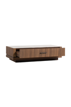 1-Drawer Walnut Coffee Table | OROA Modern Bailey